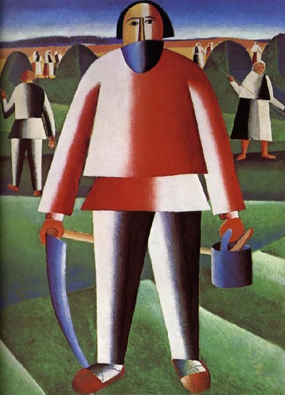 Kasimir Malevich Cut Grazing-s People oil painting image
